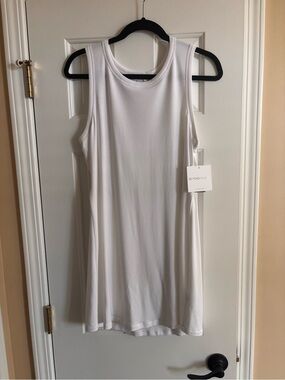 NWT Beyond Yoga White Sleeveless Tank Dress size medium